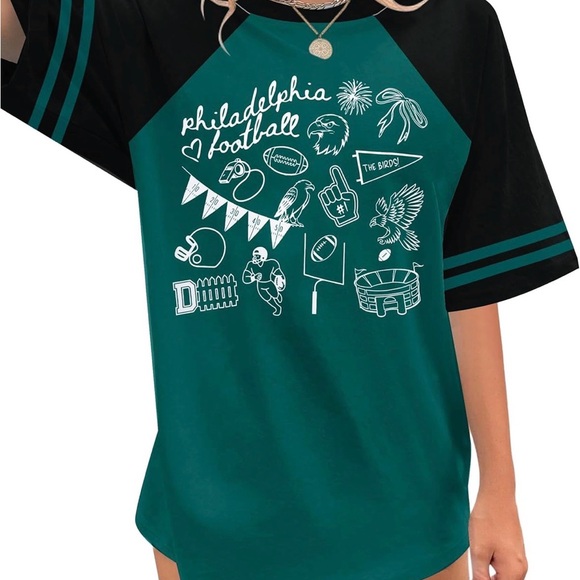 Lukycild Tops - Philadelphia Football women’s  Tee